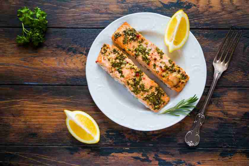 Grilled Lemon Herb Salmon